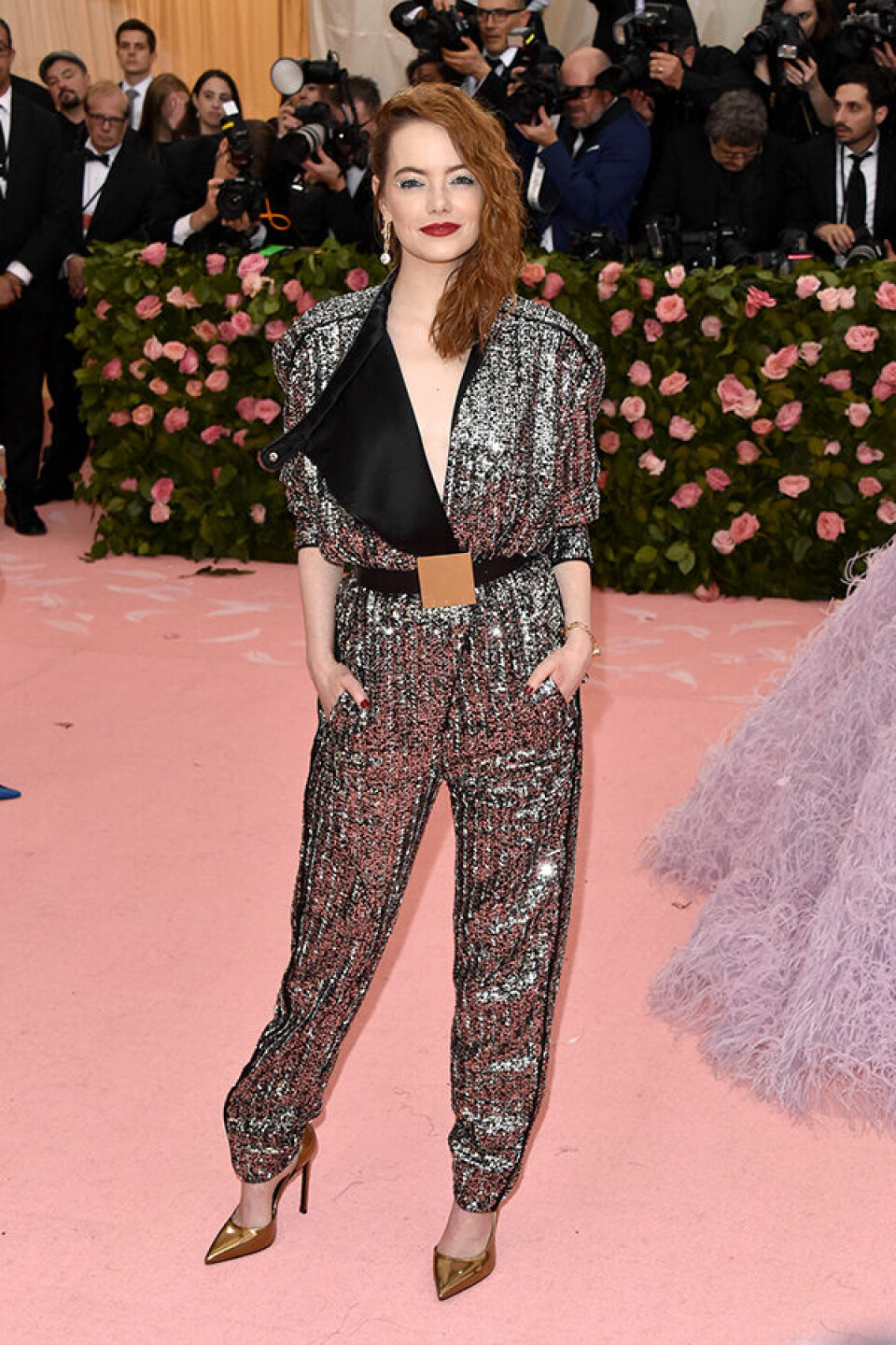 NEW YORK, NY – MAY 06: Emma Stone arrives at the 2019 Met Gala Celebrating Camp: Notes On Fashion at The Metropolitan Museum of Art on May 6, 2019 in New York City. (Photo by John Shearer/Getty Images for THR)